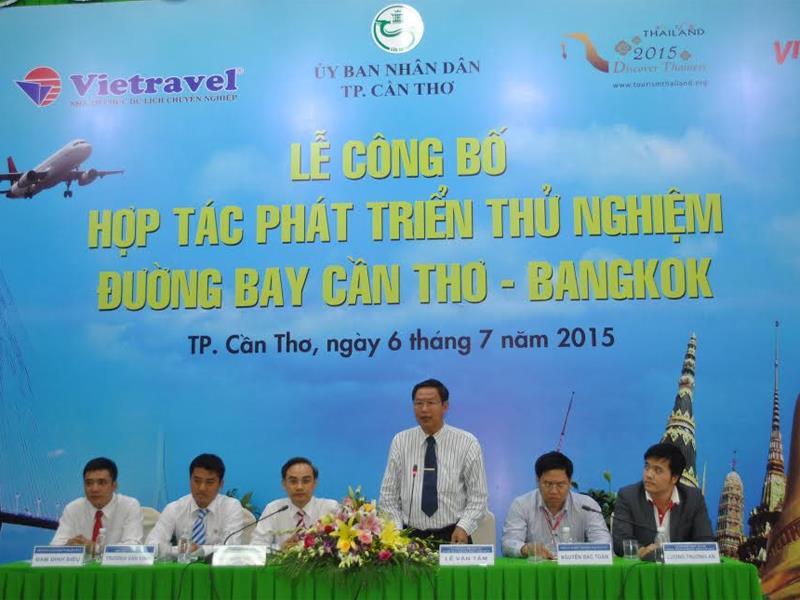 Việc mở đường bay Cần Thơ-Bangkok  kích thích phát triển du lịch, góp phần tăng cường mối quan hệ giao thương, hợp tác đầu tư  với Thái Lan và cộng đồng Asean. Nguồn: internet
