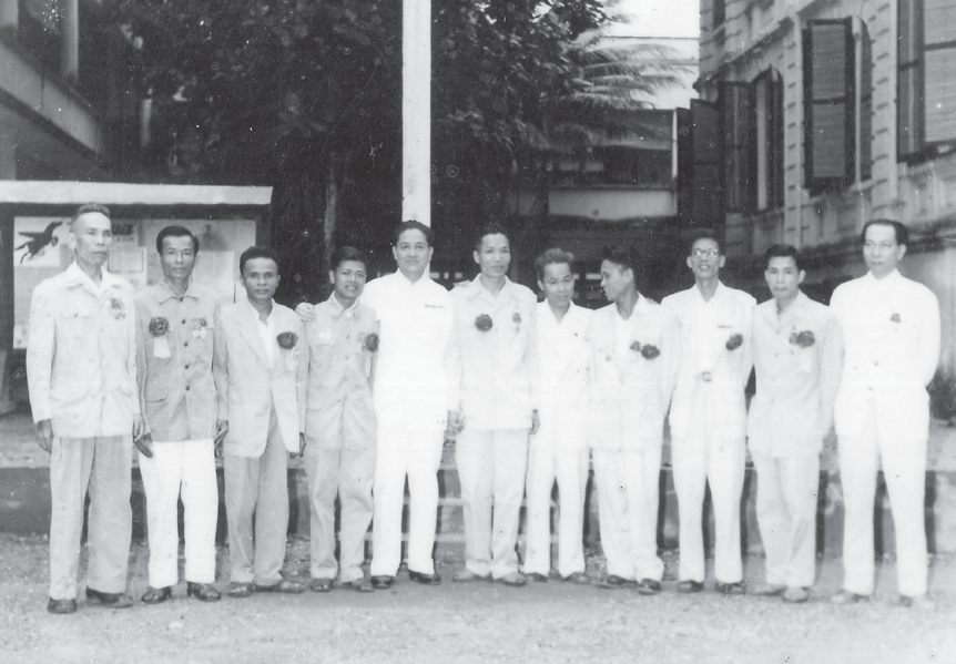 Đoàn đại biểu chiến sỹ thi đua ngành Tài chính tại Đại hội Chiến sỹ thi đua toàn quốc (năm 1962)