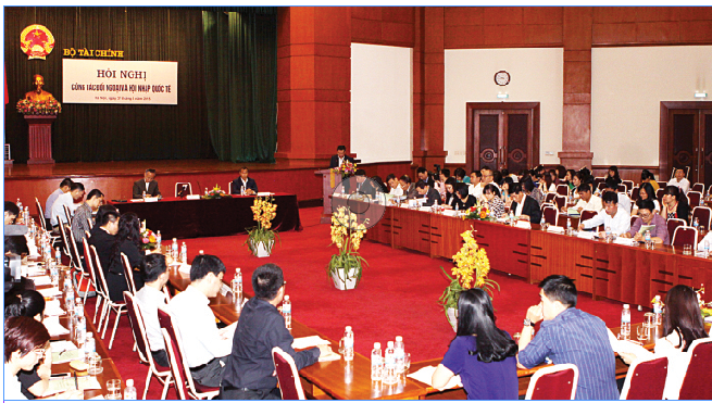 Hội nghị công tác đối ngoại và hội nhập quốc tế do Bộ Tài chính tổ chức năm 2015.