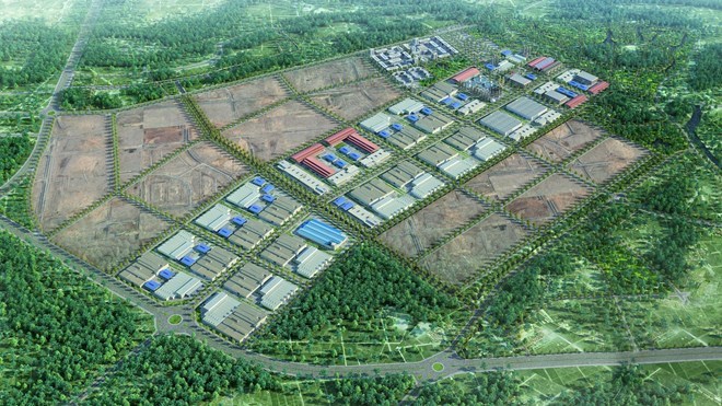 Mô hình Khu Công nghiệp FLC Hoàng Long. Nguồn: internet