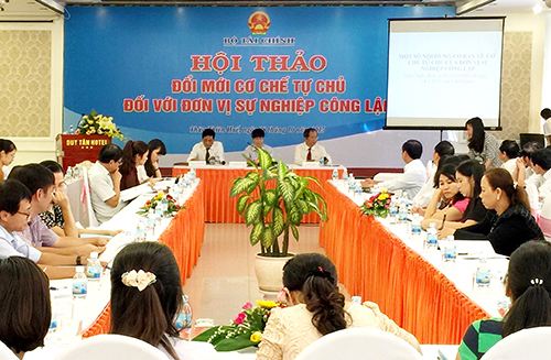 Toàn cảnh Hội thảo tại thành phố Huế ngày 28/10/2015. Nguồn: mof.gov.vn