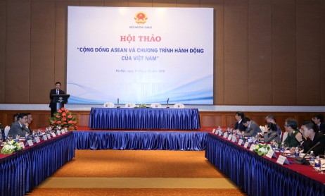 Hội thảo về Cộng đồng ASEAN. Ảnh: VGP/Hải Minh