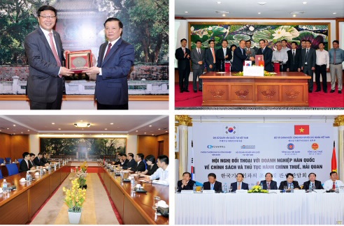 Hợp tác tài chính giữa Việt Nam – Hàn Quốc ngày càng sâu rộng. Ảnh: Hữu Thọ