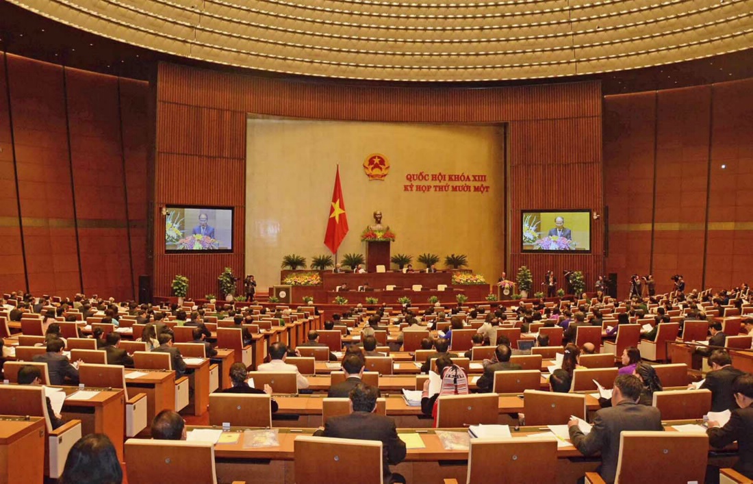 Quang cảnh phiên khai mạc Quốc hội Khóa XIII, kỳ họp thứ 11.