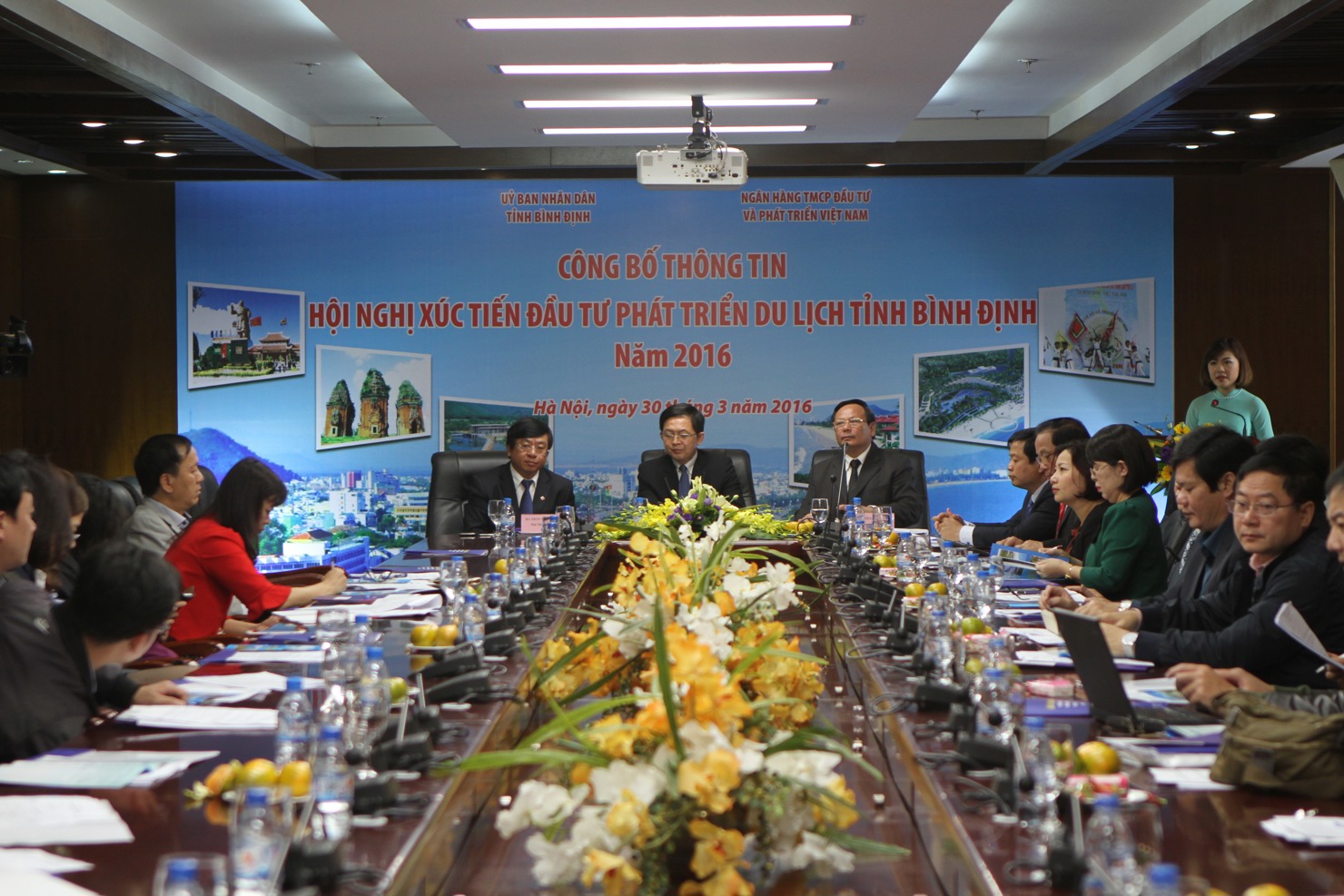 Hội nghị xúc tiến đầu tư phát triển du lịch Bình Định năm 2016 sẽ chính thức diễn ra vào ngày 3/4/2016 tại Thành phố Quy Nhơn, tỉnh Bình Định.