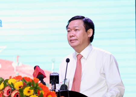 Phó Thủ tướng Vương Đình Huệ, Trưởng Ban chỉ đạo Tây Nam Bộ chủ trì hội nghị. Ảnh: VGP/Thành Chung