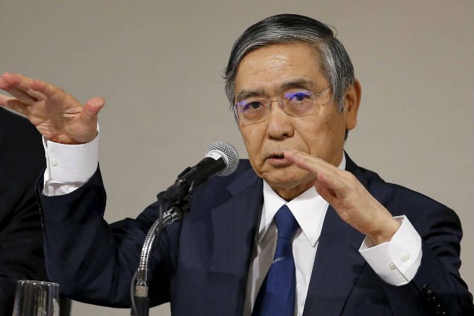Thống đốc BOJ Haruhiko Kuroda.