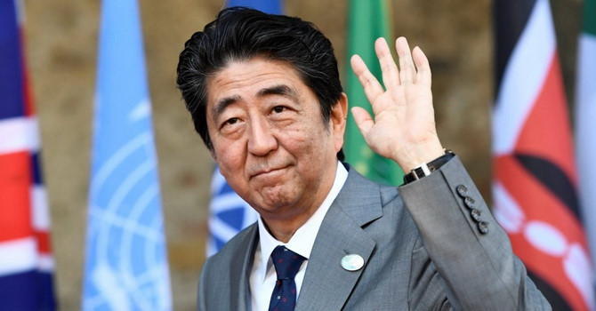 Thủ tướng Nhật Shinzo Abe - Ảnh: SCMP
