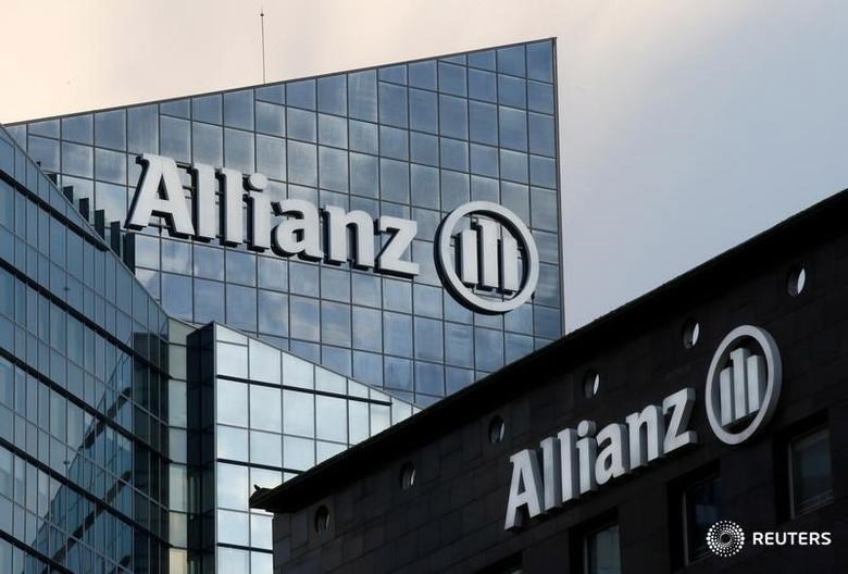 Biểu tượng của Công ty bảo hiểm Đức Allianz. Ảnh: Reuters