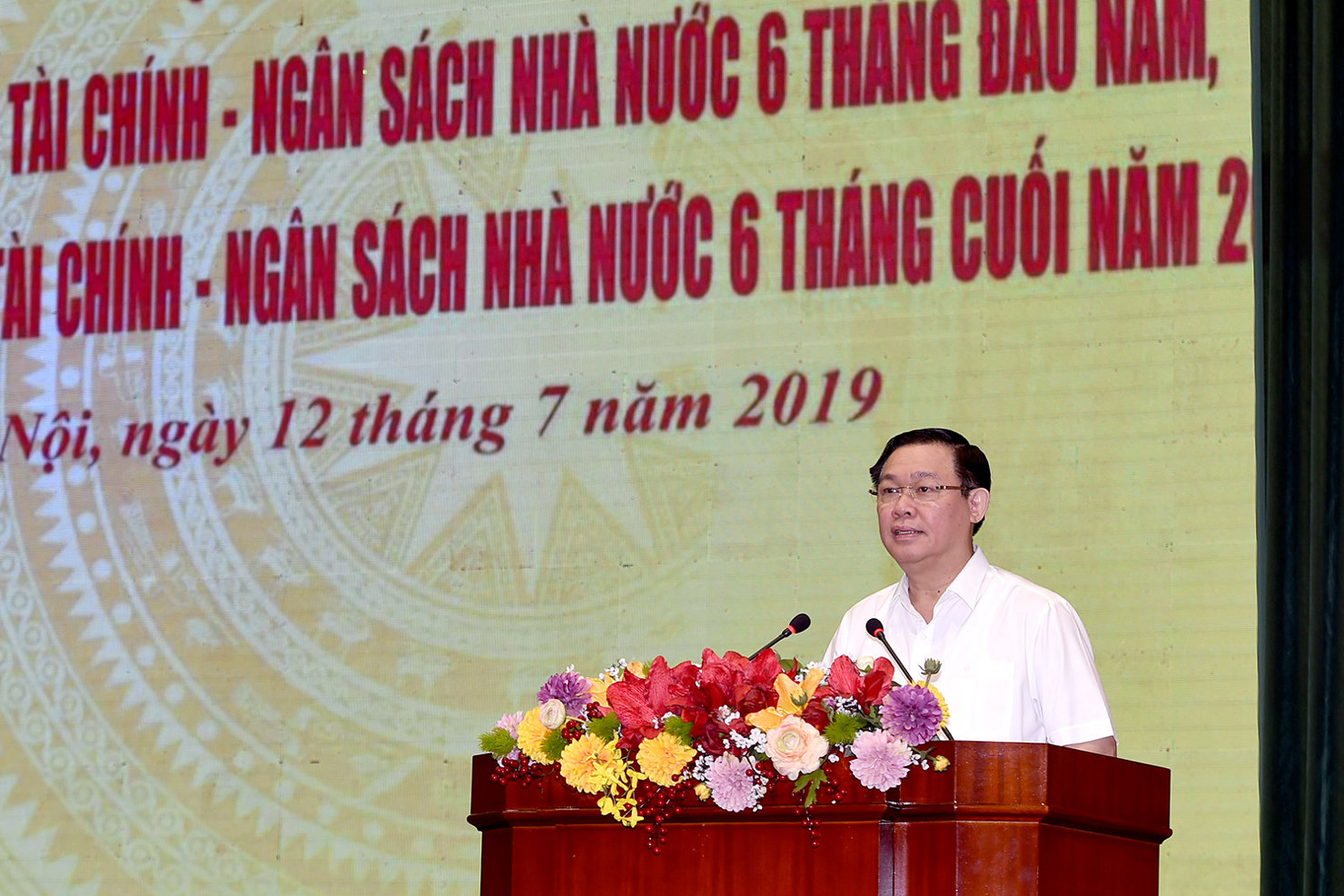 Phó Thủ tướng Vương Đình Huệ phát biểu tại Hội nghị sơ kết công tác tài chính – NSNN 6 tháng đầu năm và triển khai nhiệm vụ tài chính - NSNN 6 tháng cuối năm 2019.