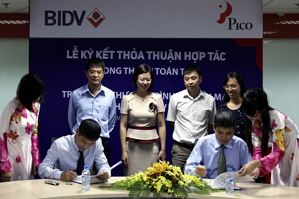 Kí kết hợp tác giữa BIDV và Pico