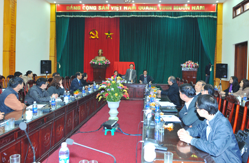 Thứ trưởng Nguyễn Công Nghiệp gặp mặt và động viên cán bộ Sở Tài chính Thái Bình