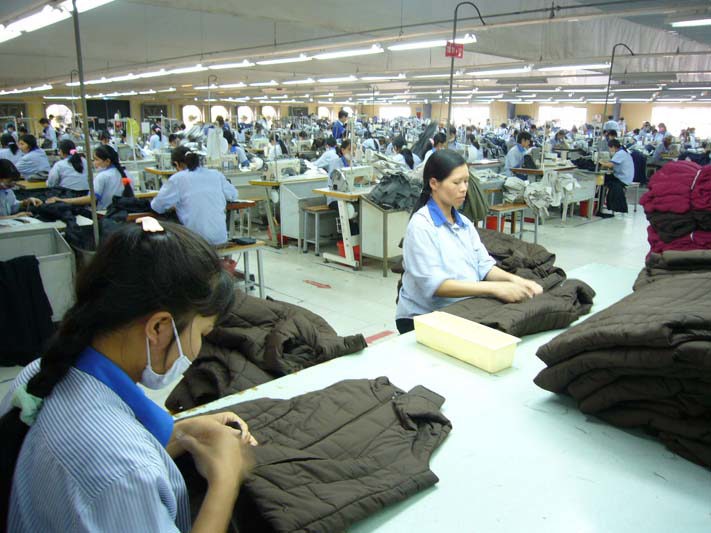 Hai quý đầu năm 2013, dệt may là một trong số những ngành có tăng trưởng mạnh nhất. Nguồn: Internet