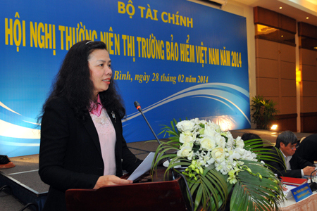  Thứ trưởng Bộ Tài chính Vũ Thị Mai phát biểu chỉ đạo Hội nghị. Nguồn: mof.gov.vn