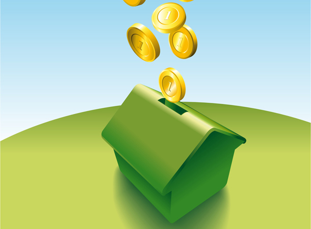 Cần quyết định ra một khoản cố định 5, 10 hoặc 20% trong khoản lương của mình dành cho việc mua nhà. Nguồn: internet
