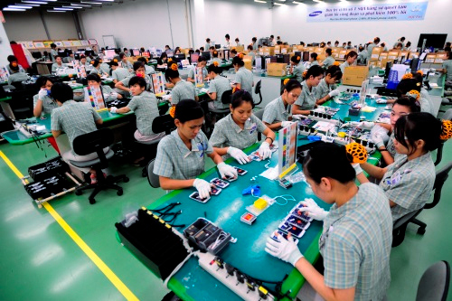  Việt Nam đã và đang trở thành tâm điểm của thế giới trong sản xuất một số sản phẩm điện tử như máy tính bảng, điện thoại di động, đồ điện tử gia dụng, chíp điện tử... Nguồn: internet