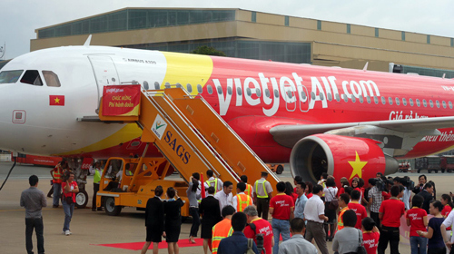 Vietjet bán vé máy bay Tết Âm lịch nội địa và quốc tế giá 0 đồng trong khuôn khổ chương trình khuyến mãi. Nguồn: vietq.vn