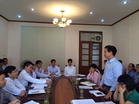  Đoàn Thanh tra Bộ Xây dựng làm việc với quận Nam Từ Liêm. Nguồn: baoxaydung.com.vn
