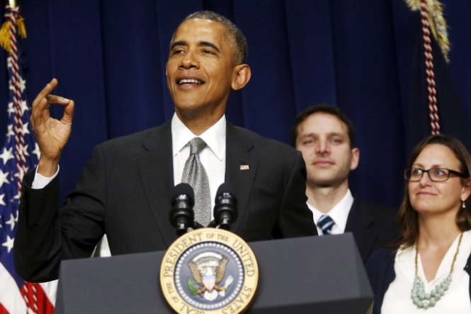 Tổng thống Barack Obama đang nỗ lực vận động để được Quốc hội Mỹ trao TPA. Nguồn: internet
