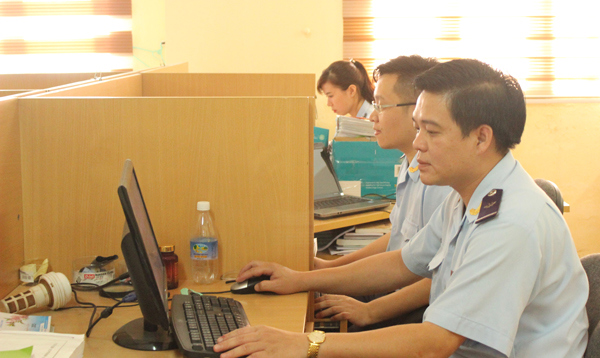 Hoạt động nghiệp vụ tại Chi cục Kiểm tra sau thông quan, Cục Hải quan Quảng Ninh. Nguồn: baohaiquan.vn