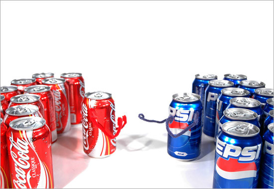 CocaCola và PepsiCo đều có nhiều chiến thuật phát triển thương hiệu của mình và làm lu mờ đối thủ. Nguồn: dddn.com.vn