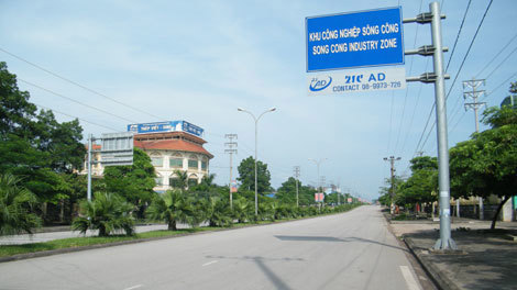 Khu công nghiệp Sông Công I tại Thái Nguyên. Nguồn: hnx.vn