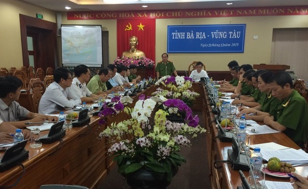 Trung tướng Đồng Đại Lộc phát biểu tại hội nghị về tình hình công tác chống buôn lậu, gian lận thương mại và hàng giả tại tỉnh Bà Rịa - Vũng Tàu. Nguồn: baohaiquan.vn