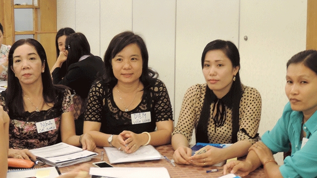 Các nữ đại biểu tham gia tại buổi tập huấn. Nguồn: nhandan.com.vn