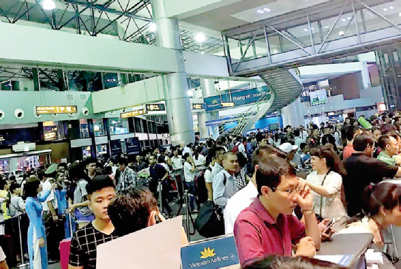 Sự cố an ninh khiến hệ thống thông tin của Vietnam Airlines bị gián đoạn. Nguồn: baodulich.net.vn