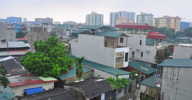 Báo Lao động phản ánh gần 1.000 hộ dân với 5.000 nhân khẩu có nhà ở tại phường Định Công, quận Hoàng Mai, TP. Hà Nội đang đứng trước nguy cơ bị dỡ nhà. Nguồn: internet