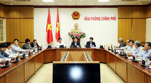 Phó Thủ tướng Vương Đình Huệ yêu cầu phấn đấu tới hết năm 2018 cơ bản xử lý xong các dự án, doanh nghiệp này. Nguồn: chinhphu.vn
