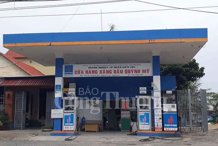 Cửa hàng kinh doanh xăng dầu của doanh nghiệp Kiên Lục. Nguồn: baocongthuong.com.vn