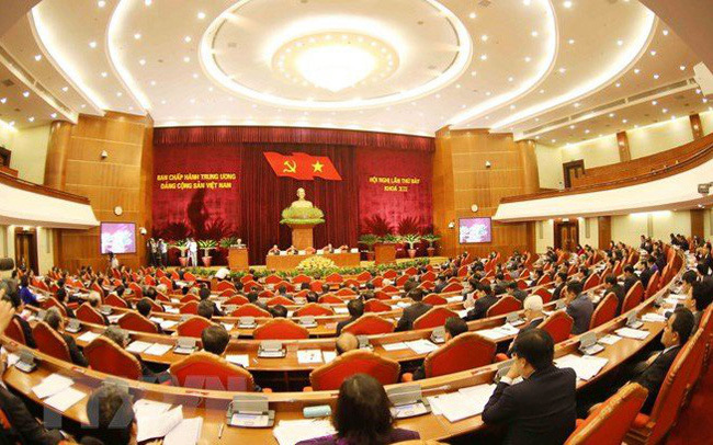 Toàn cảnh Hội nghị lần thứ 7, Ban Chấp hành Trung ương Đảng Cộng sản Việt Nam khóa XII.