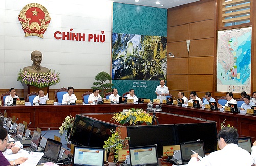 Chính phủ họp phiên thường kỳ tháng 9 năm 2014. Nguồn: chinhphu.vn