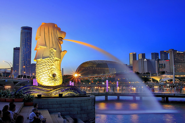 Singapore đang phấn đấu để trở thành trung tâm thương mại và dịch vụ lớn nhất thế giới. Nguồn ảnh: internet