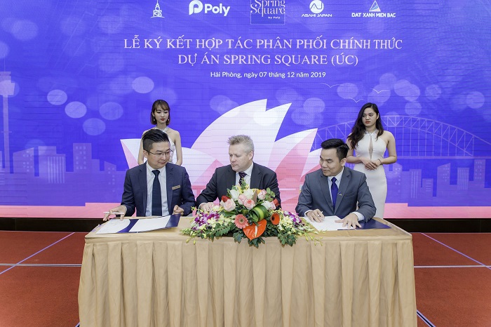 Chủ đầu tư Poly Australia ký kết hợp tác với các đơn vị phân phối tại Việt Nam.