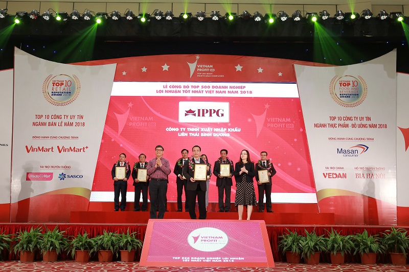 IPPG vinh dự lọt vào danh sách 500 doanh nghiệp lợi nhuận tốt nhất Việt Nam 