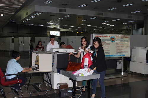 Hoạt động XNC tại sân bay quốc tế Nội Bài. Nguồn: PV.