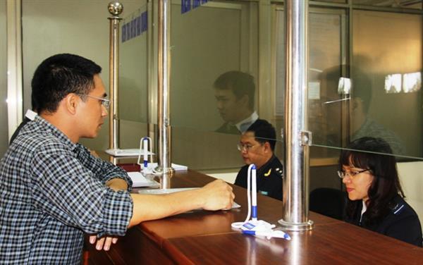 Hoạt động nghiệp vụ hải quan tại Chi cục Hải quan cảng Cái Lân, Cục Hải quan Quảng Ninh. Nguồn: PV.