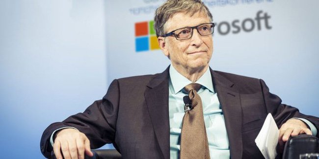Tỷ phú bỏ học Bill Gates. Nguồn: internet