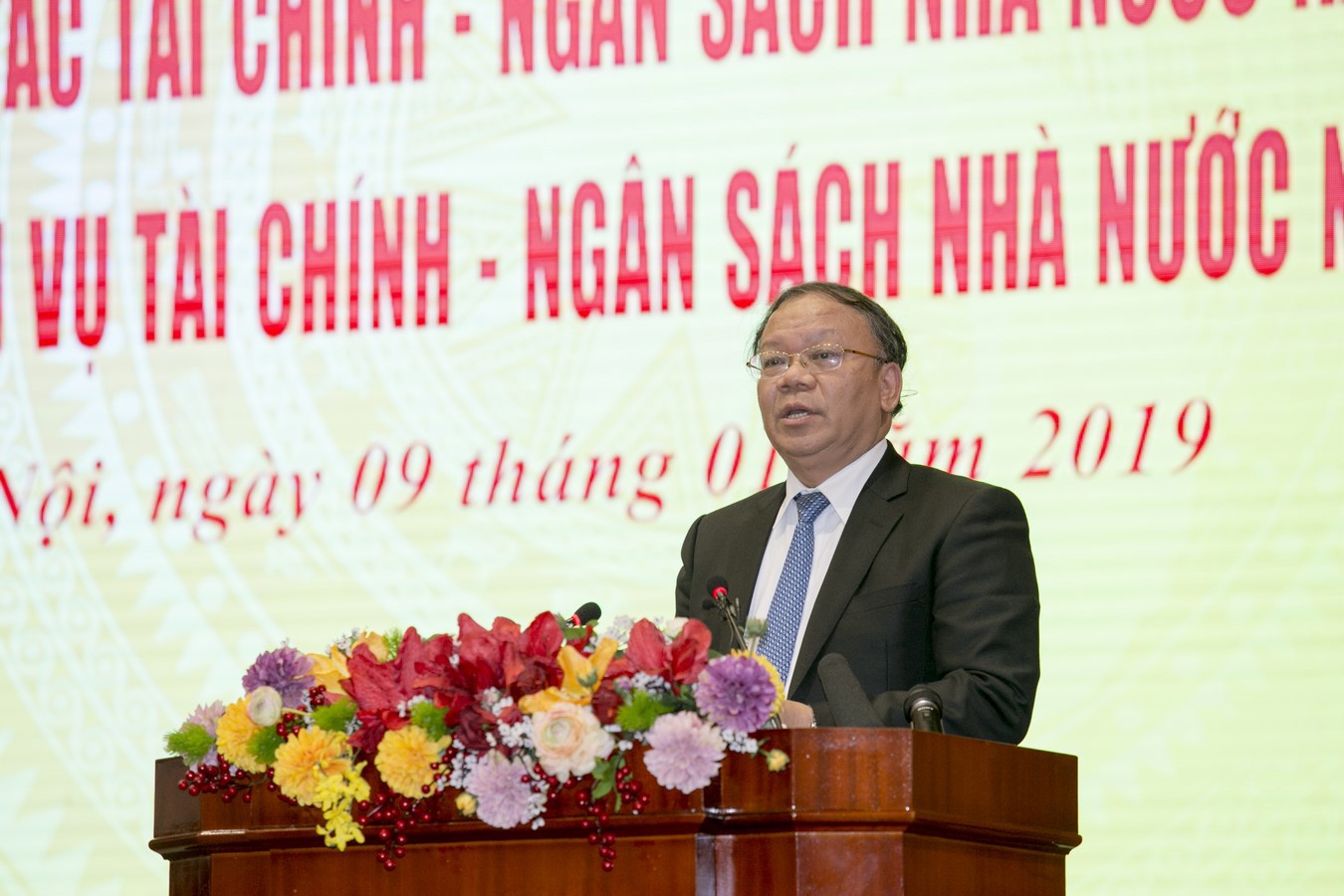 Tổng cục trưởng Tổng cục Thuế Bùi Văn Nam phát biểu tại Hội nghị.