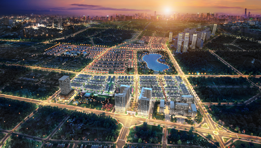 Khu đô thị Dương Nội của Tập đoàn Nam Cường dự kiến sẽ tác động lớn đến tổng nguồn cung phân khúc đất nền thị trường cuối năm 2018. Nguồn: internet