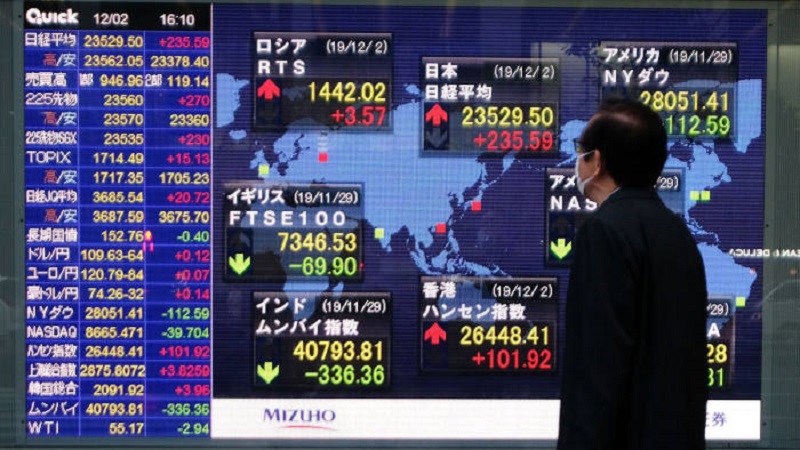 Chứng khoán Nhật Bản dẫn đầu sóng tăng ở khu vực châu Á trong phiên sáng nay 20/2. Ảnh: AFP