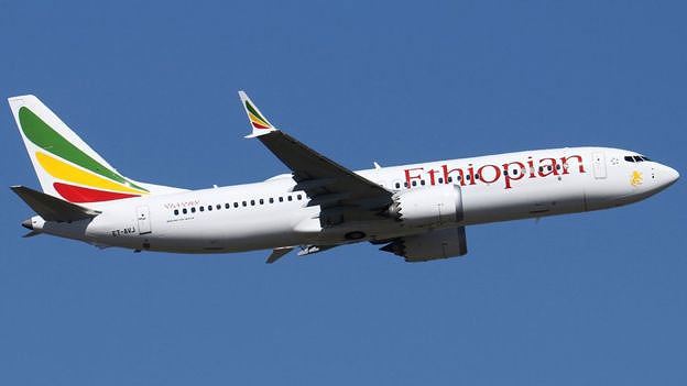 Một chiếc Boeing 737 MAX 8 của Ethiopian Airlines. Nguồn: internet