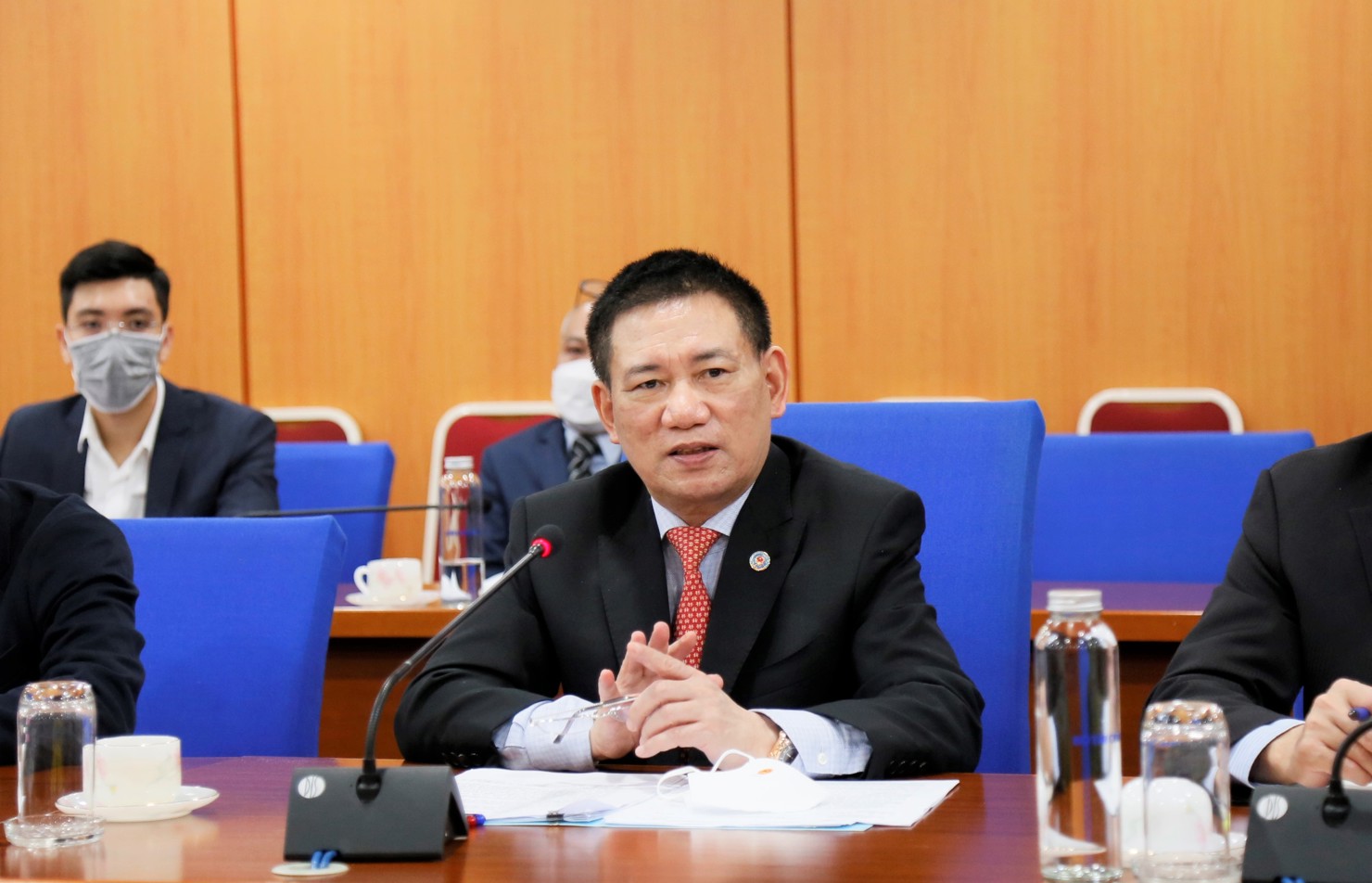 Bộ trưởng Hồ Đức Phớc khẳng định WB l&agrave; đối t&aacute;c quan trọng của Việt Nam.