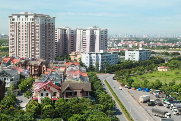 Thị trường bất động sản khu vực phía Đông của Hà Nội sẽ có nhiều chuyển biến mạnh mẽ. Ảnh: MH