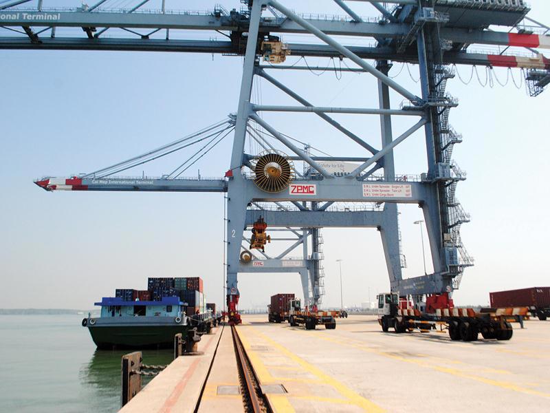  Cảng CMIT thuộc cụm cảng quốc tế Cái Mép - Thị Vải. Nguồn: internet