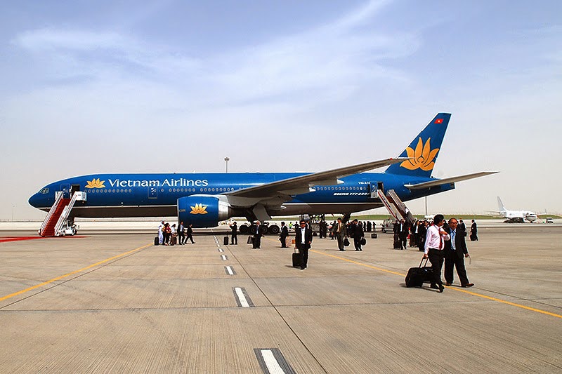 Vietnam Airlines chính thức ra mắt dịch vụ làm thủ tục lên máy bay qua điện thoại. Nguồn: internet