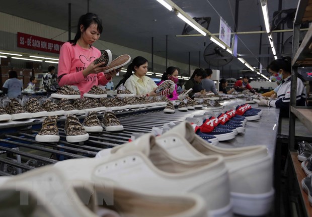 Hiệp định Thương mại Tự do EVFTA sẽ là cơ hội lớn cho cho ngành da giày của Việt Nam xuất khẩu sang thị trường EU. (Nguồn: TTXVN)