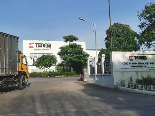   Trụ sở Công ty Tenma Việt Nam tại Khu Công nghiệp Quế Võ, tỉnh Bắc Ninh. Ảnh: Mạnh Quân